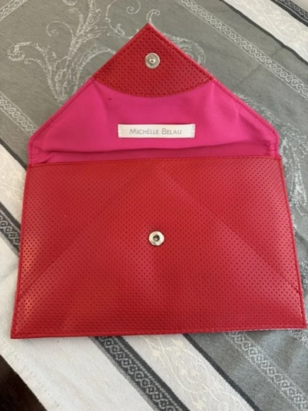 Michelle Belau leather envelope